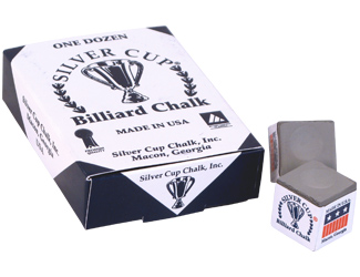 Silver Cup Chalk - (Box of 12)                               Pool Cue