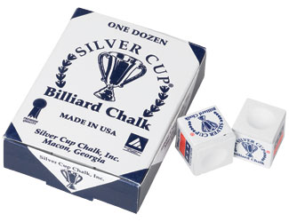 Silver Cup Chalk - (Box of 12)                               Pool Cue