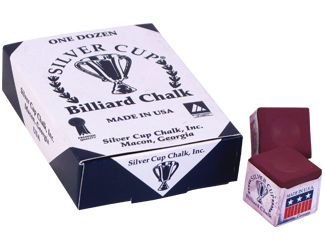 Silver Cup Chalk - (Box of 12)                               Pool Cue