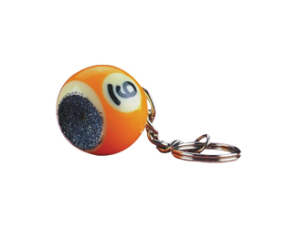 9-Ball Key Chain w/Scuff-25                                  Pool Cue