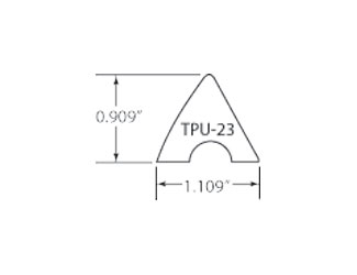 8ft Cushion U-23 Profile                                     Pool Cue