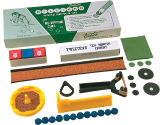 Tweeten Repair Kit                                           Pool Cue