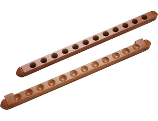 12 Cue Wall Rack/2 pc Holes                                  Pool Cue