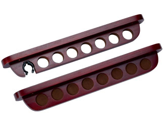 Wall Rack - 7 Cue w/Clip for Bridge                          Pool Cue