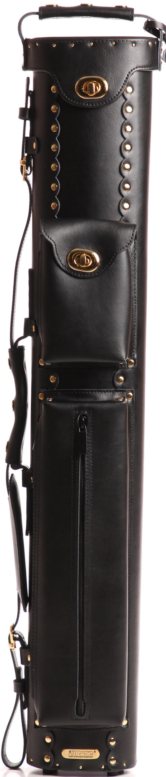 Instroke Black Cowboy Leather Cue Case