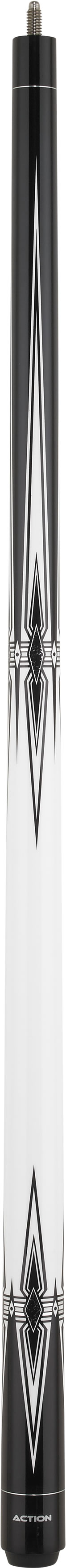 Action BW25 Black and White Cue Pool Cue