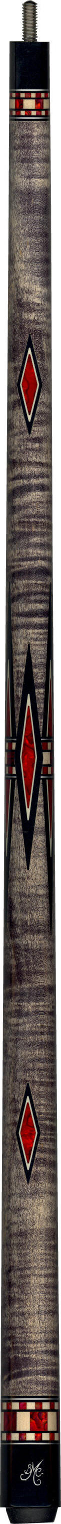 Meucci Mini Diamond Ruby Red Pool Cue