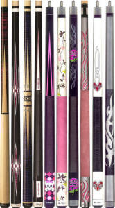 Players Flirt Series Pool Cues