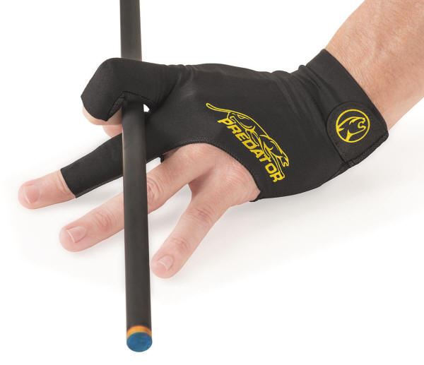 Predator Second Skin Billiard Glove Black - Yellow