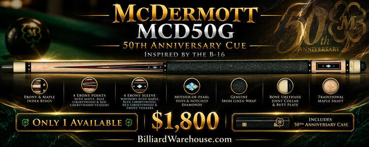McDermott 50th Annivesary Cue