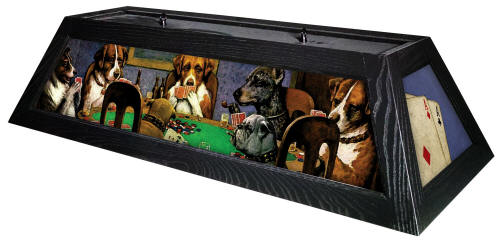 Poker Dogs Billiard Light