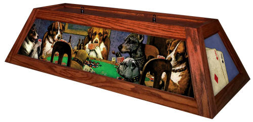 Poker Dogs Billiard Light