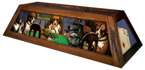 Poker Dogs Billiard Light