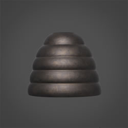 6" Bronze Beehive Metal Shade