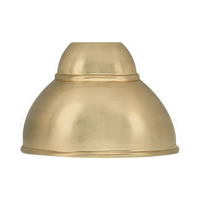 7" New Age Brass Double Bubble Metal Shade