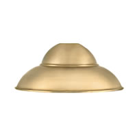 16" New Age Brass Double Bubble Metal Shade