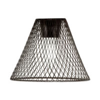 7" Espresso Cone Mesh Metal Shade