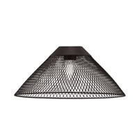 14" Espresso Cone Mesh Metal Shade