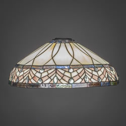 16" Royal Merlot Tiffany Glass