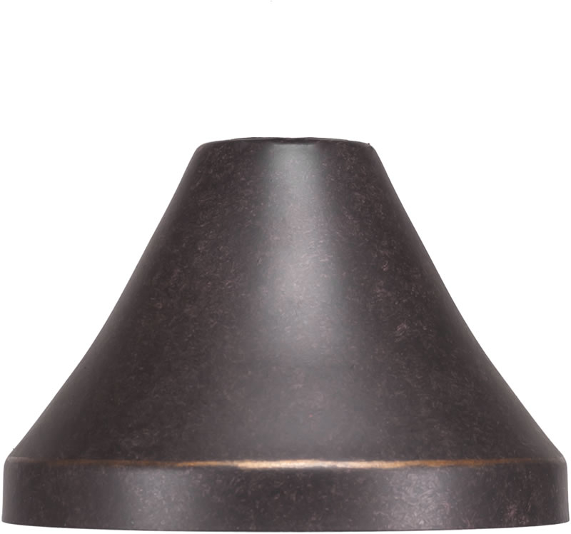 7" Dark Granite Cone Metal Shade