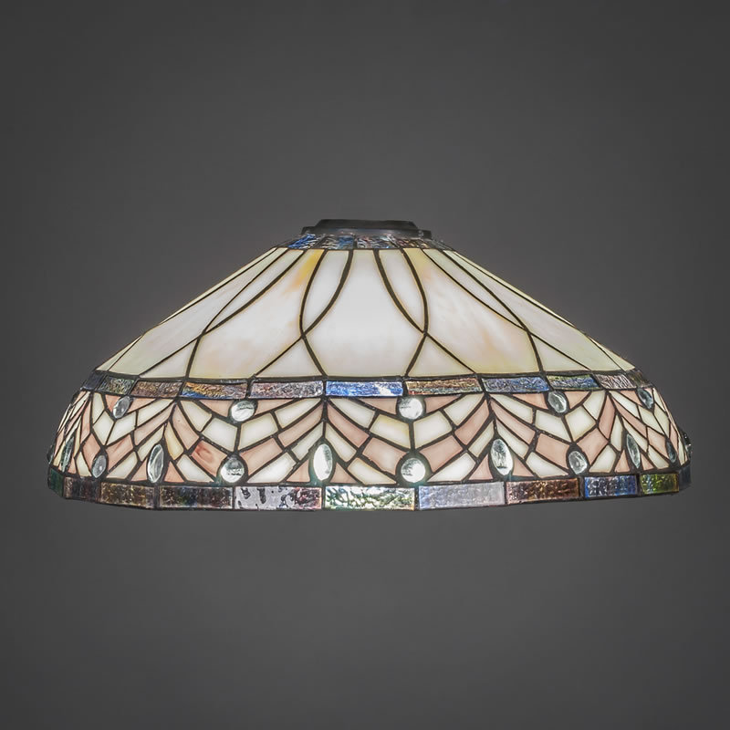 16" Royal Merlot Tiffany Glass