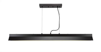 Ridgemont Integrated LED Bar In Espresso Finish, 90 CRI and 3000 Kelvins